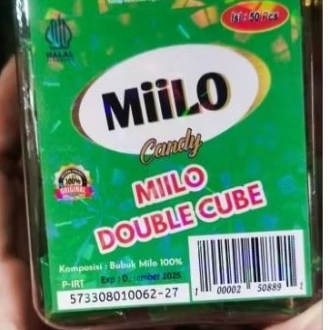 

Miilo double cube halal (isi 50 pcs)