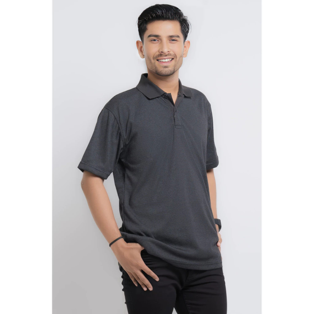 Hassenda Kaos Polo Polos Katun Lengan Pendek