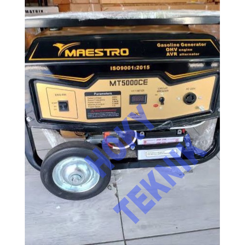 Genset 3000 Watt Bensin Maestro MT5000CE Elektrik Starter