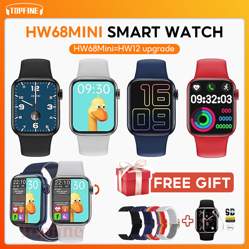 Garansi HW68Mini IWO 15 Smartwatch Series 9 PK HW12 HW16 HW22 Bluetooth Call Customize Watch Wajah B