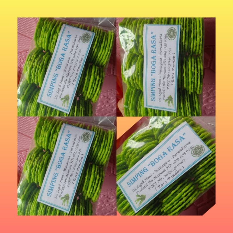 

Simping panggang manis rasa pandan Purwakarta 1 Bks | Simping bakar manis pandan | Simping panggang Purwakarta | Cemilan panggang sehat | cemilan diet | Snack bakar | Simping Purwakarta wanyasa