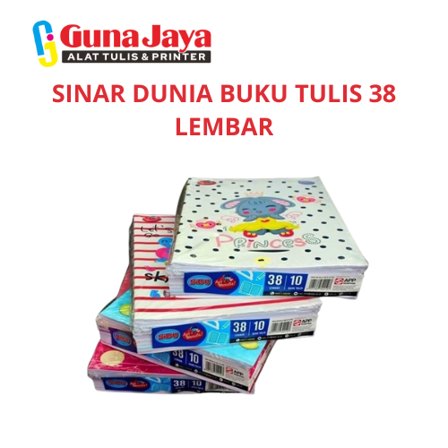 

SINAR DUNIA BUKU TULIS 38 LEMBAR