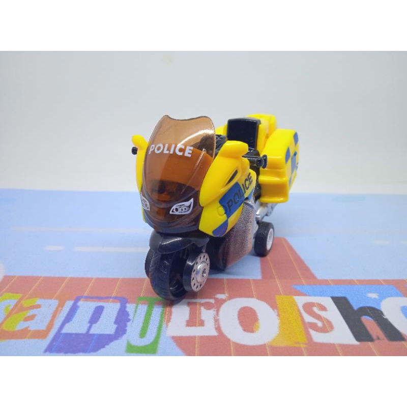 Miniatur Motor Polisi diecast motor gede patroli polisi