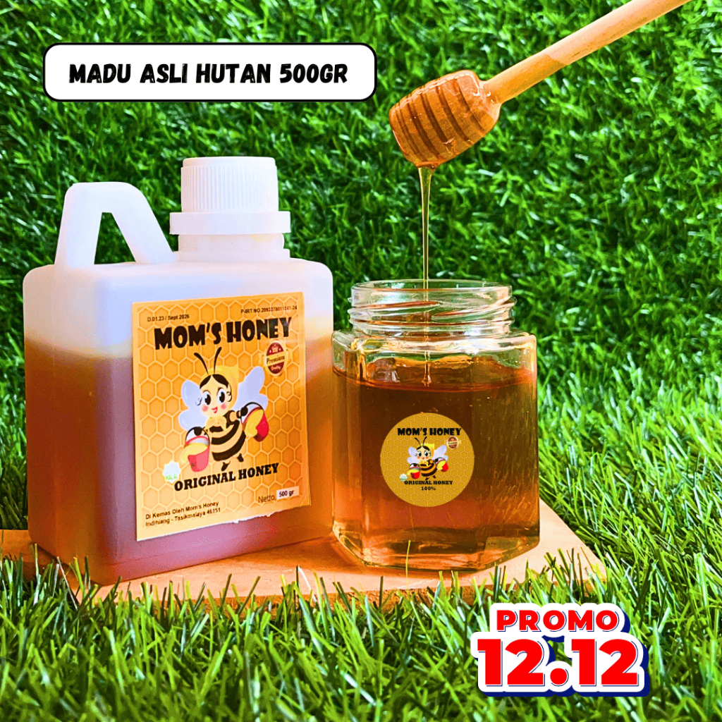 

Madu Asli 100% Tanpa Campuran/Murni Original 500gr Menjaga Imun Tubuh By Madu Moms Honey