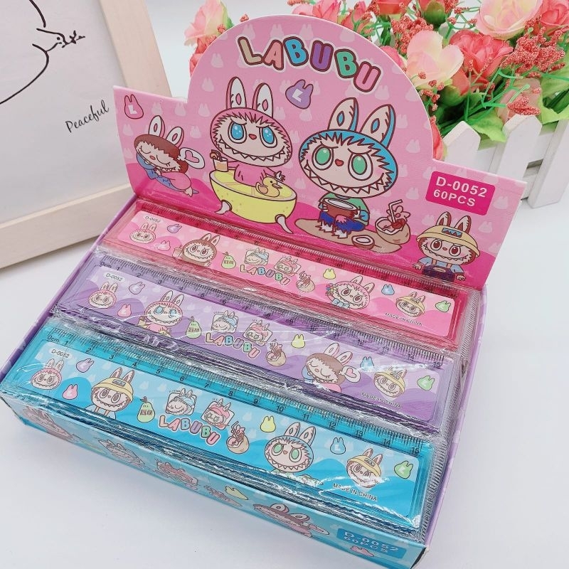 

Dalingshop [1 Bh] Ruler Penggaris Rol Labubu 15cm Penggaris
