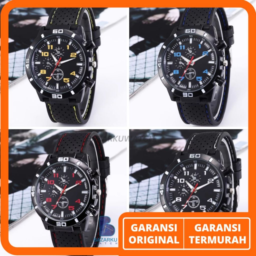 Jam Tangan Pria BW360-3 Jam Tangan Karet Pria Jam Tangan Cowok Jam Tangan Pria Murah Jam Pria Jam Co