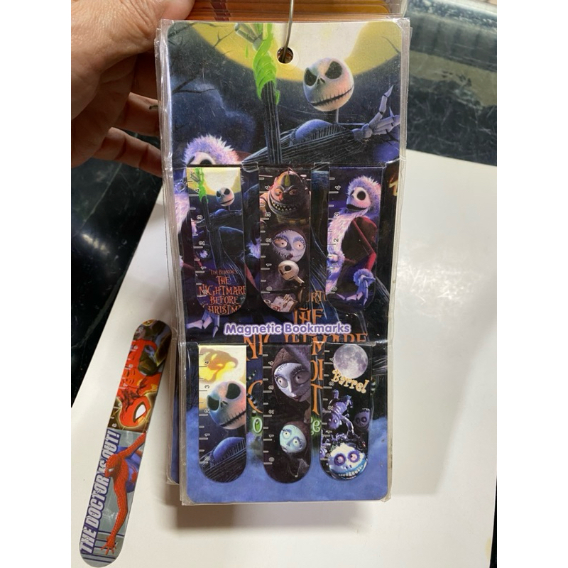 

pembatas buku magnet book mark karakter spiderman