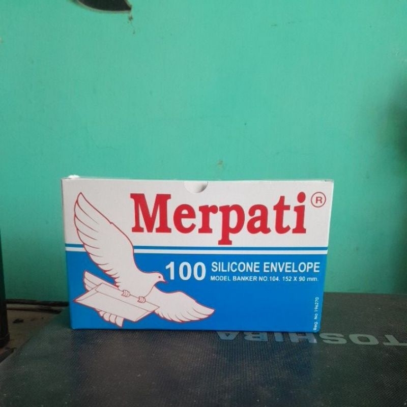 

Amplop merpati biru
