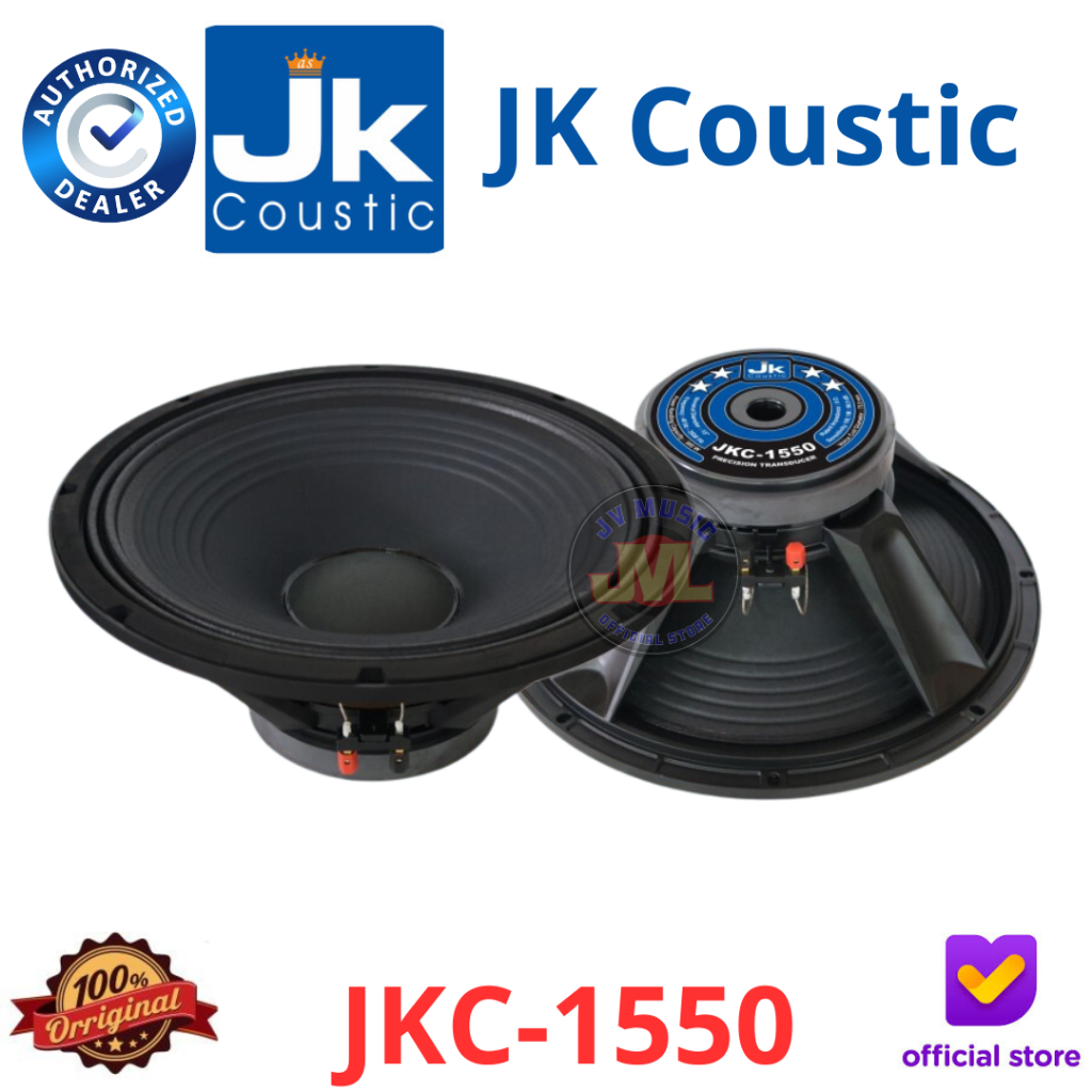 JK Coustic JKC1550 Speaker Component JK Coustic JKC-1550 15-Inch Komponen Speaker