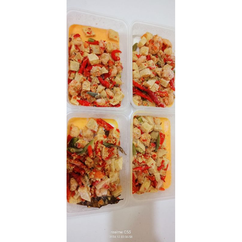 

sambal kentang+udang tanpa kulit Frozen,beku HALAL