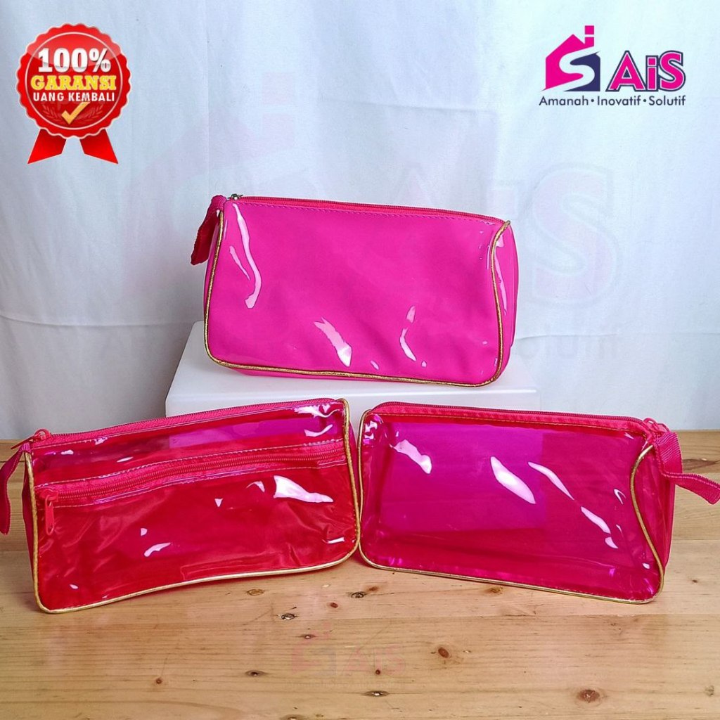 POUCH KOSMETIK POUCH MIKA WARNA PREMIUM TAS SKIN CARE TAS MAKE UP WARNA TAS MIKA POUCH TAS POUCH MUL