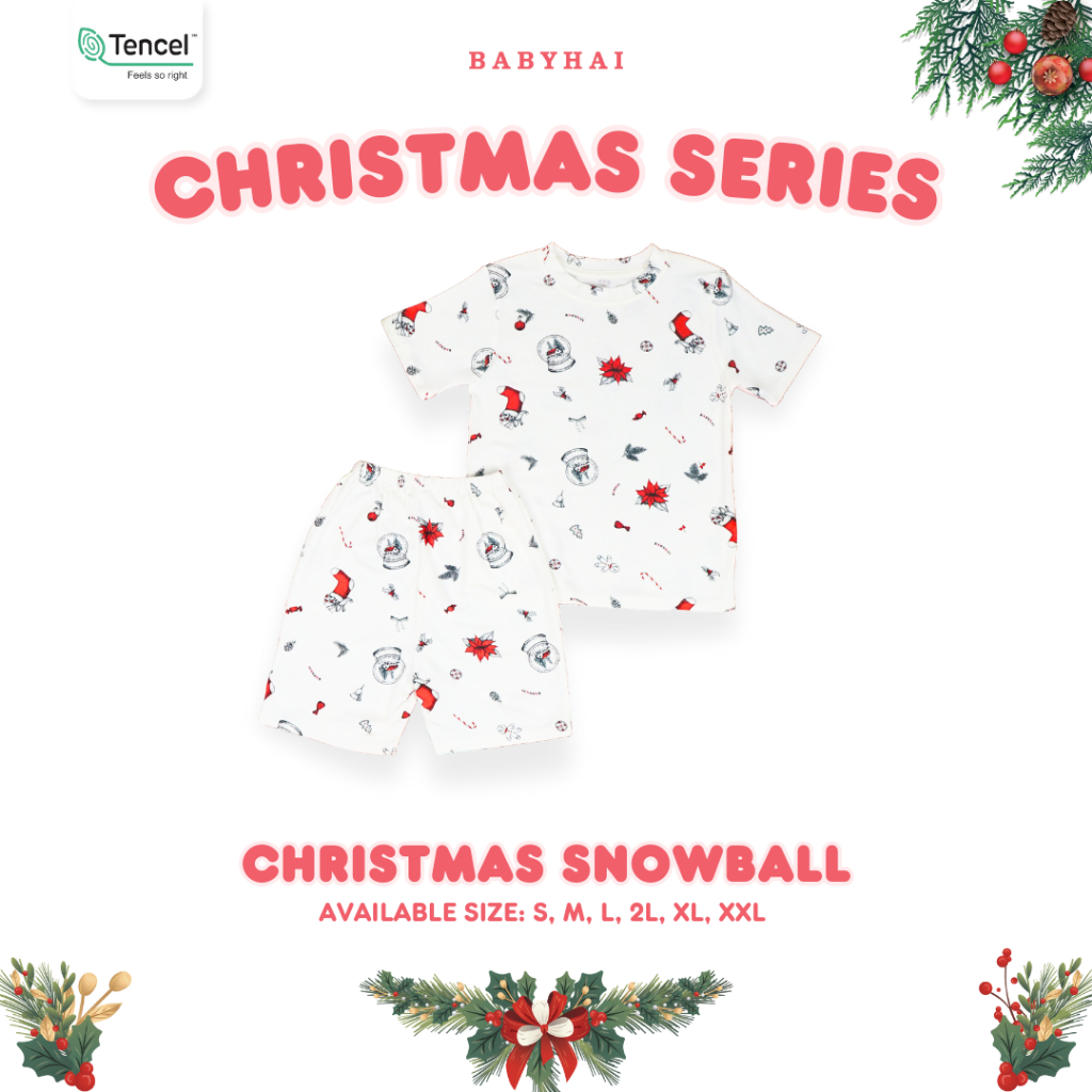 BABY HAI Tencel Christmas Harmony - Tencel Family Set/Tencel Set Keluarga dari Babyhai