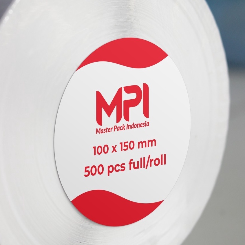 

KODE B12Q Label Thermal Sticker 1 x 15 mm A6 isi 5 pcs MPI BERKUALITAS ROLL