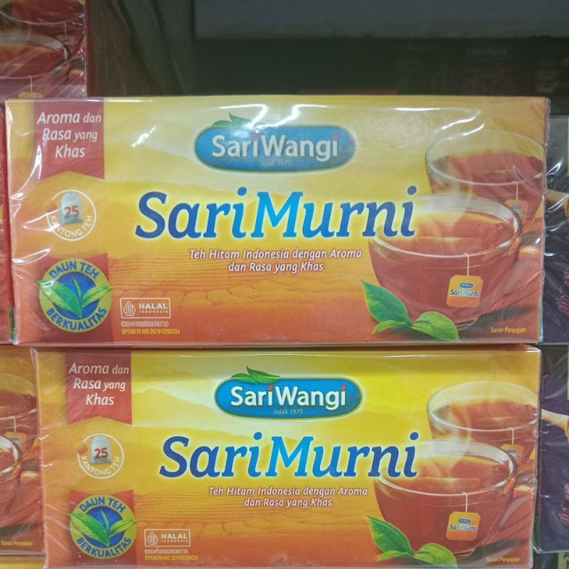 

teh sariwangi sariMurni 25's