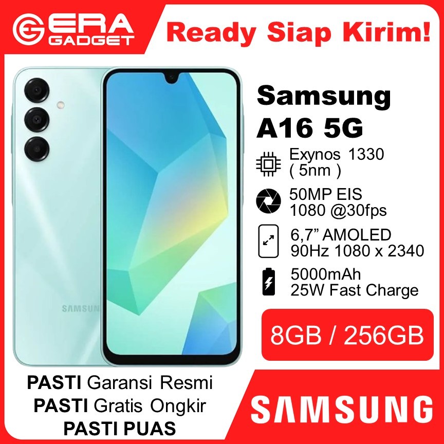 Hp Samsung Galaxy A16 (4G/5G) (8GB/128) (8GB 256GB)  GARANSI RESMI 1 TAHUN