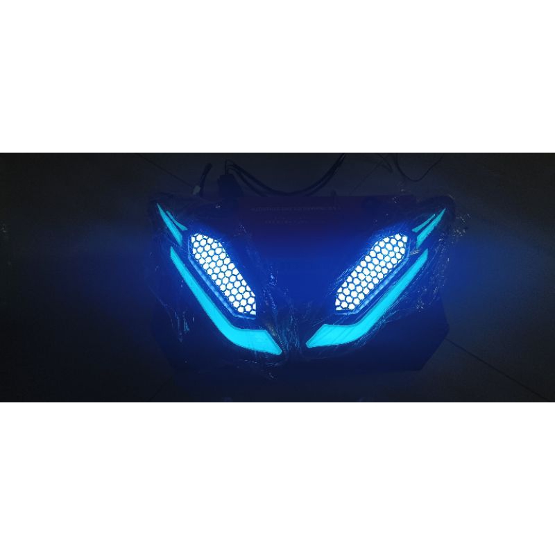 Lampu gaban mutakin jupiter z1 dan mx new RGB