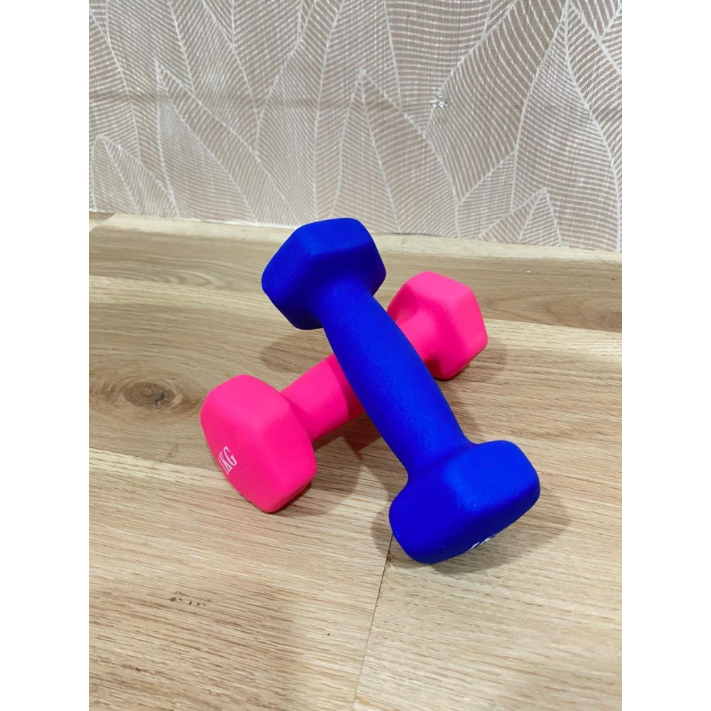 POTENCE Dumbell 1 kg / Barbel Mini 1 kg Bahan Neoprene Alat Fitnes barbel 1kg neoprene dumbel barbel