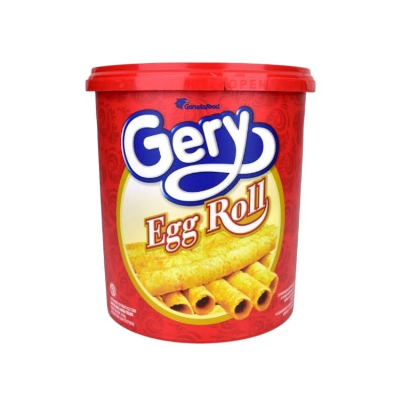 

Gery Egg Roll 210gr Semprong Wafer Roll Gerry Garuda Food