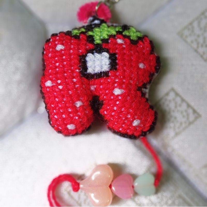 Gantungan Kunci/Tas/HP.Sulam Kristik/HANDMADE