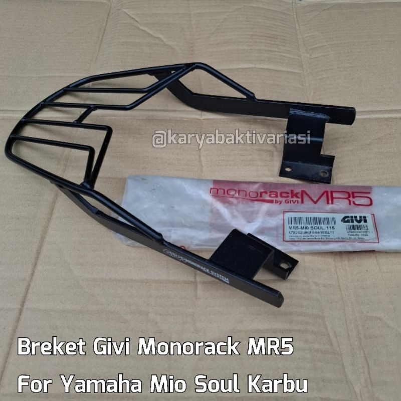 Breket Givi Monorack MR5 For Yamaha Mio Soul Karbu
