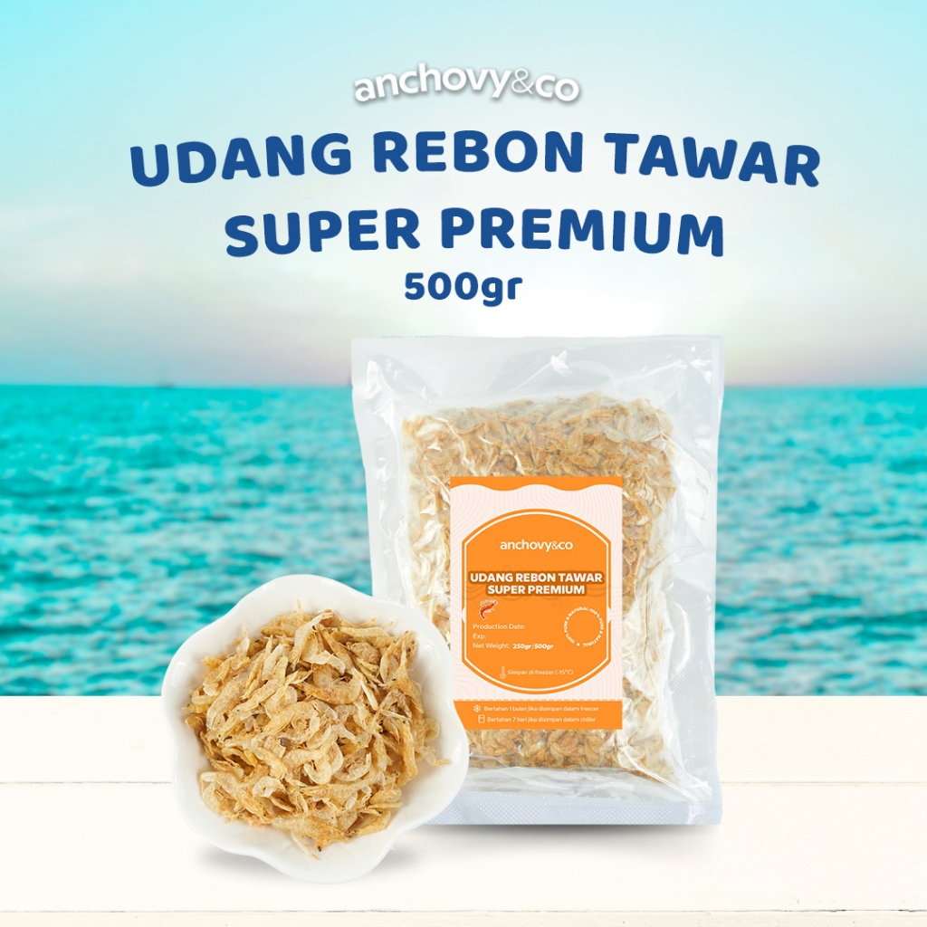 

Udang Rebon Tawar Super Premium 500gr | Anchovyandco