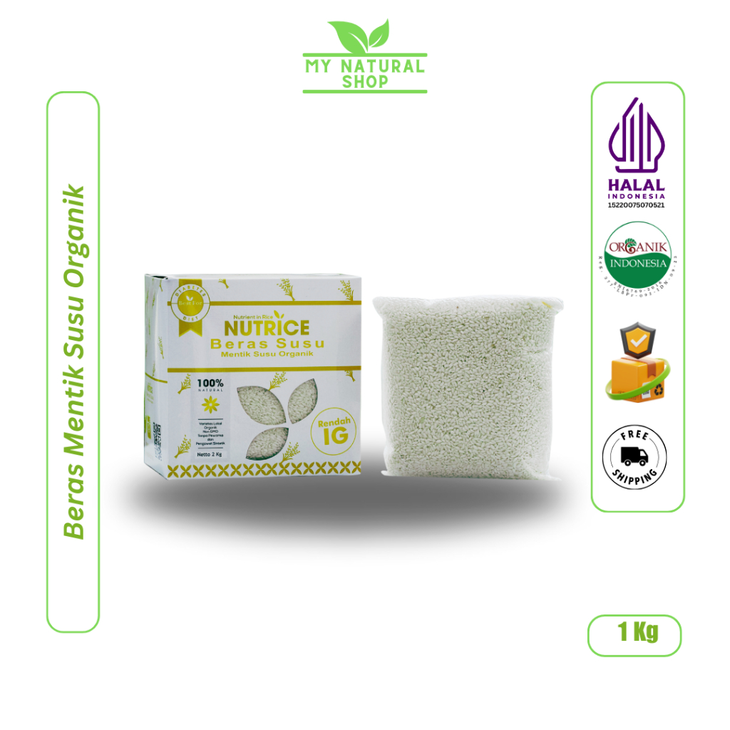 

Beras Mentik Susu Organik Nutrice