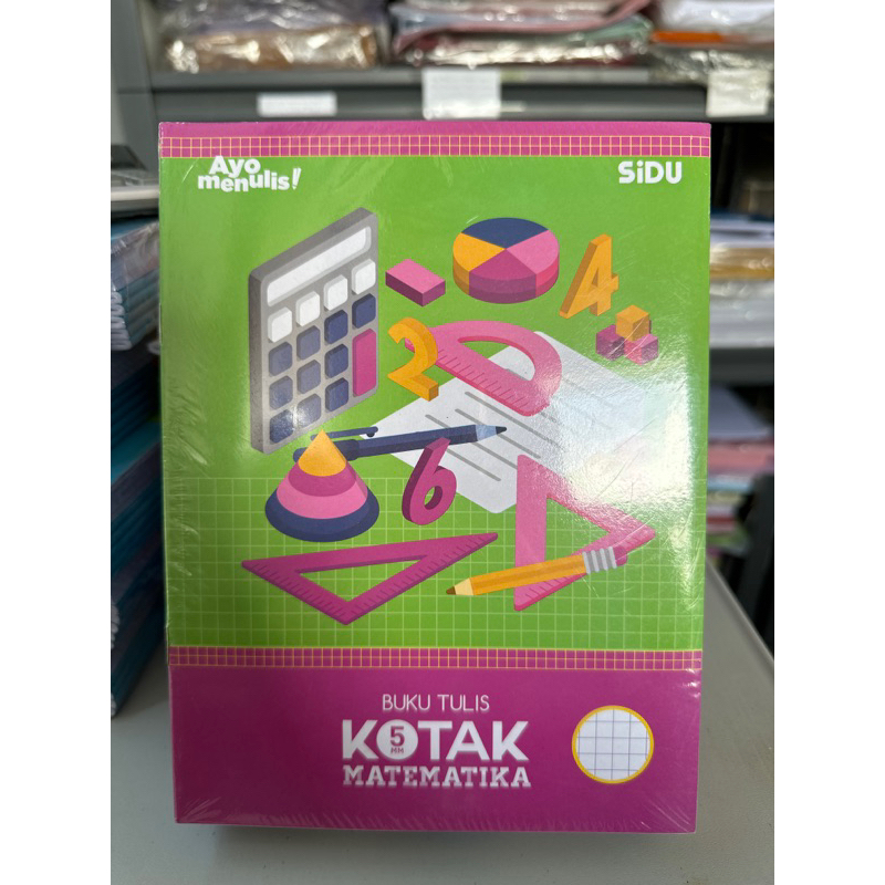 

BUKU TULIS STRIMIN MATEMATIKA KOTAK KECIL ( 1 PAK ISI 10 BUKU )