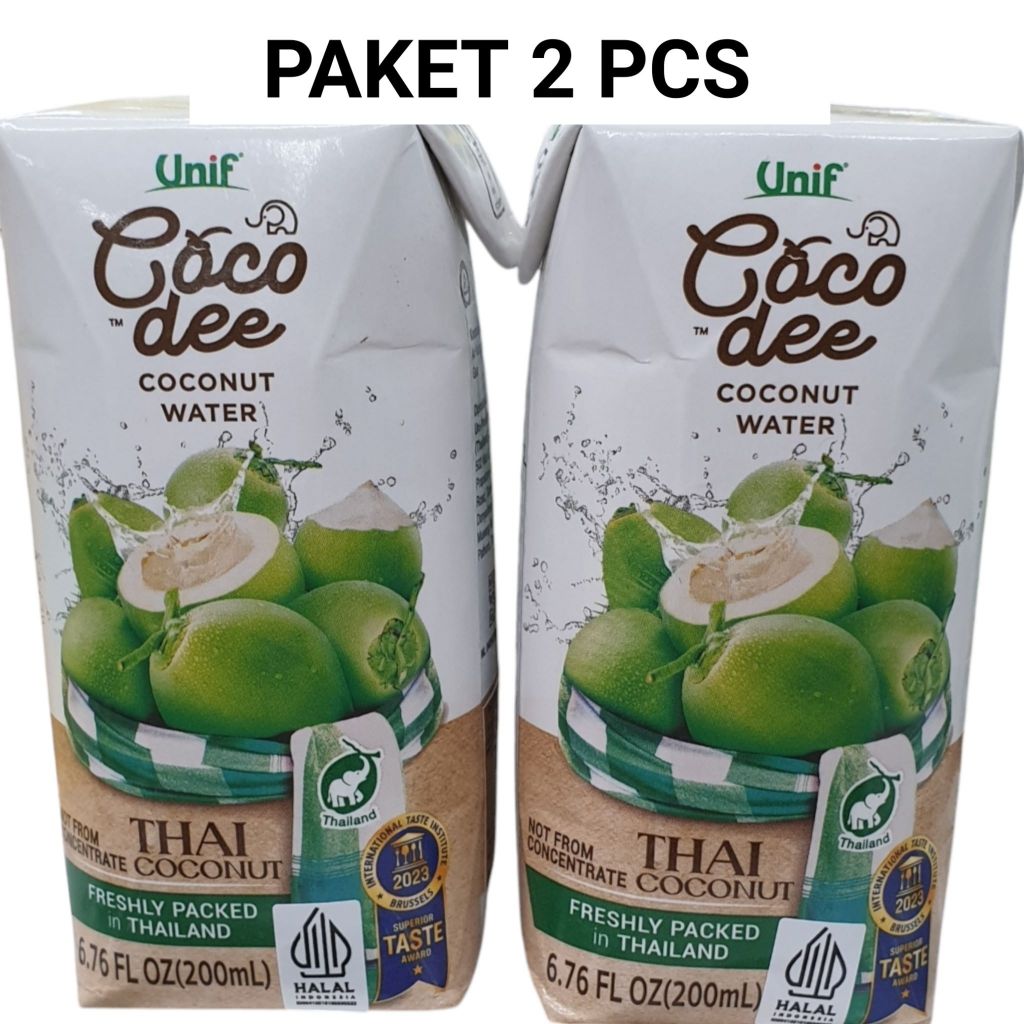 

PAKET 2 PCS COCO DEE - THAILAND COCONUT WATER 200ML