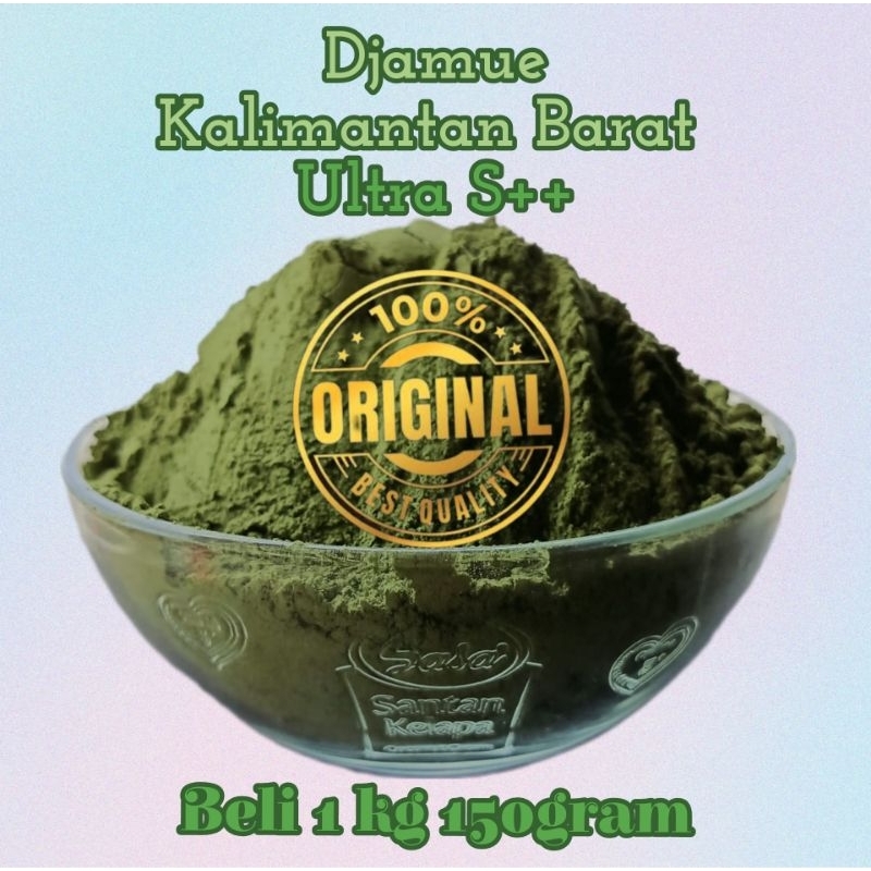 

matcha Kalimantan Barat free 150 gram S++