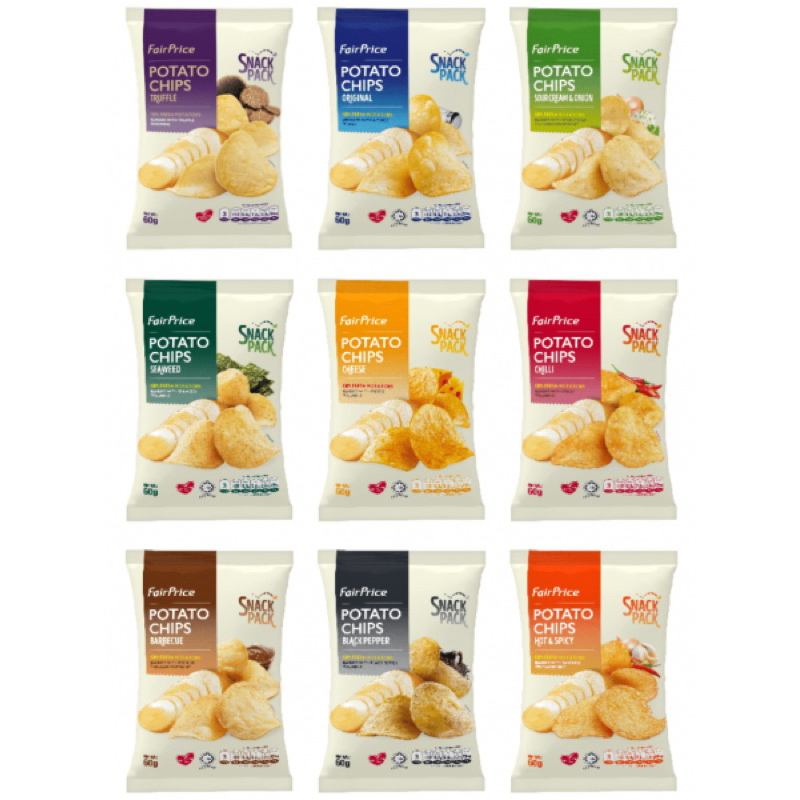 

FairPrice Potato Chips Snack Singapore n HALAL