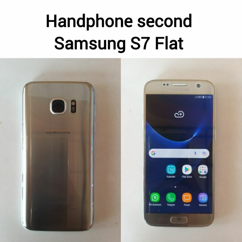 HANDPHONE SECOND SAMSUNG S7 flat (HARAP MEMBACA DESKRIPSI TERLEBIH DAHULU)
