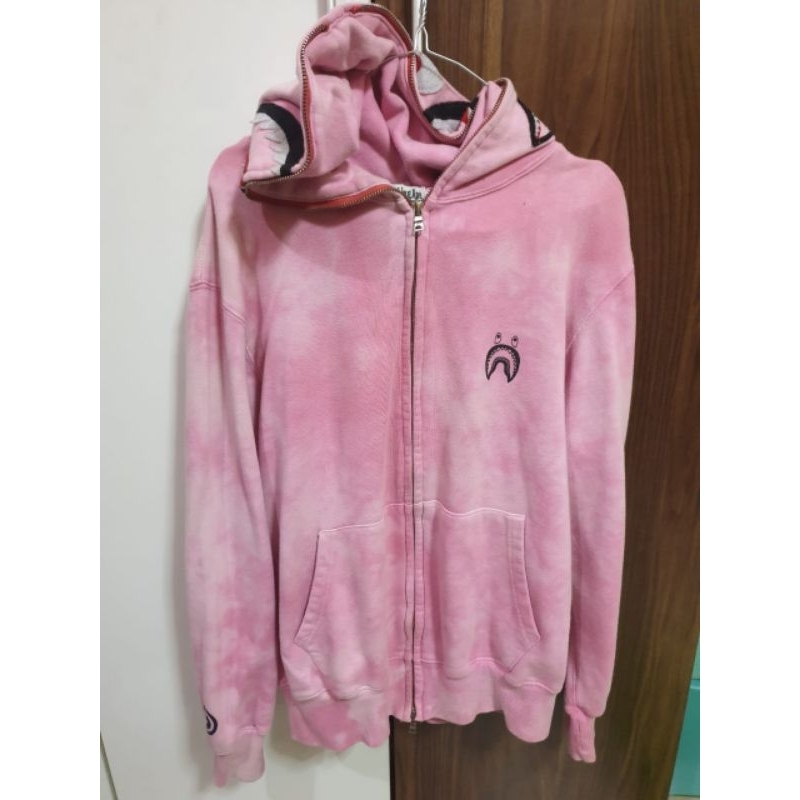 Hoodie bape second pink