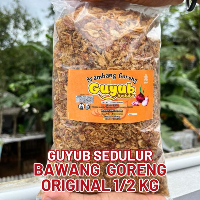 

bawang goreng original renyah & gurih 1/2 kg