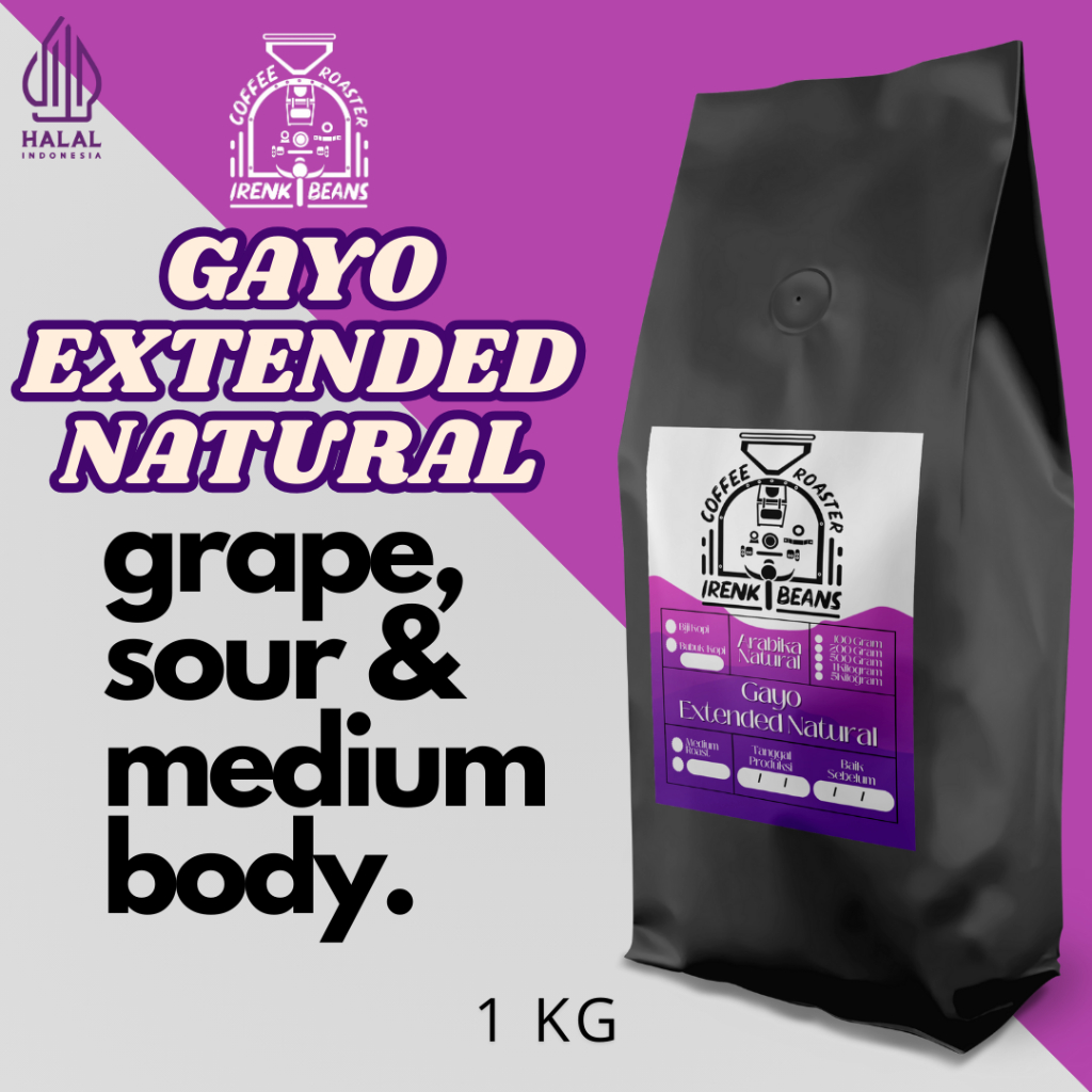 

Kopi Arabika Gayo Extended Natural - 1000 Gram Biji Bubuk