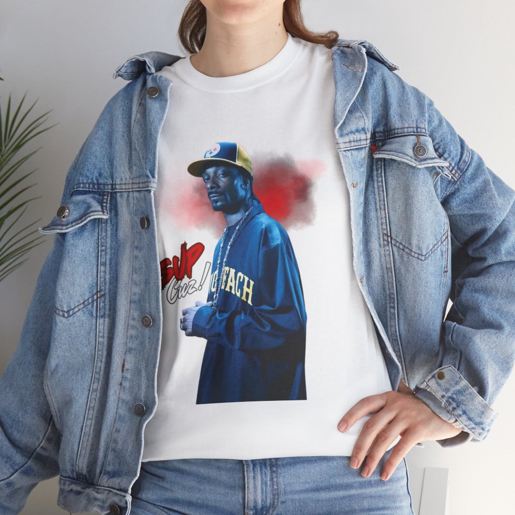 KAOS DISTRO SNOOP DOGG SUP CUZ || T-SHIRT SNOOP DOGG || BAJU RAPPER DISTRO