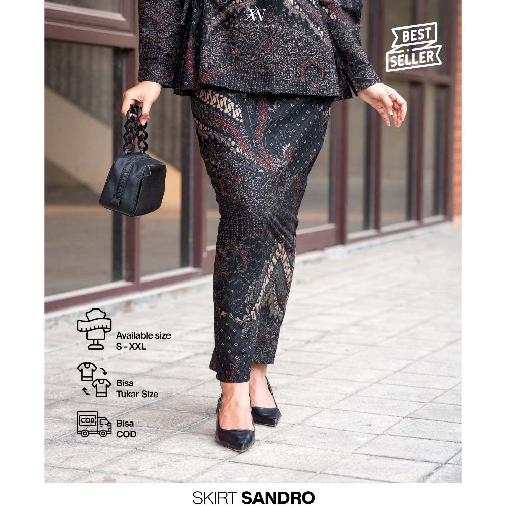 KODE U15I Laskala Woman Sandro Skirt Rok Batik Wanita