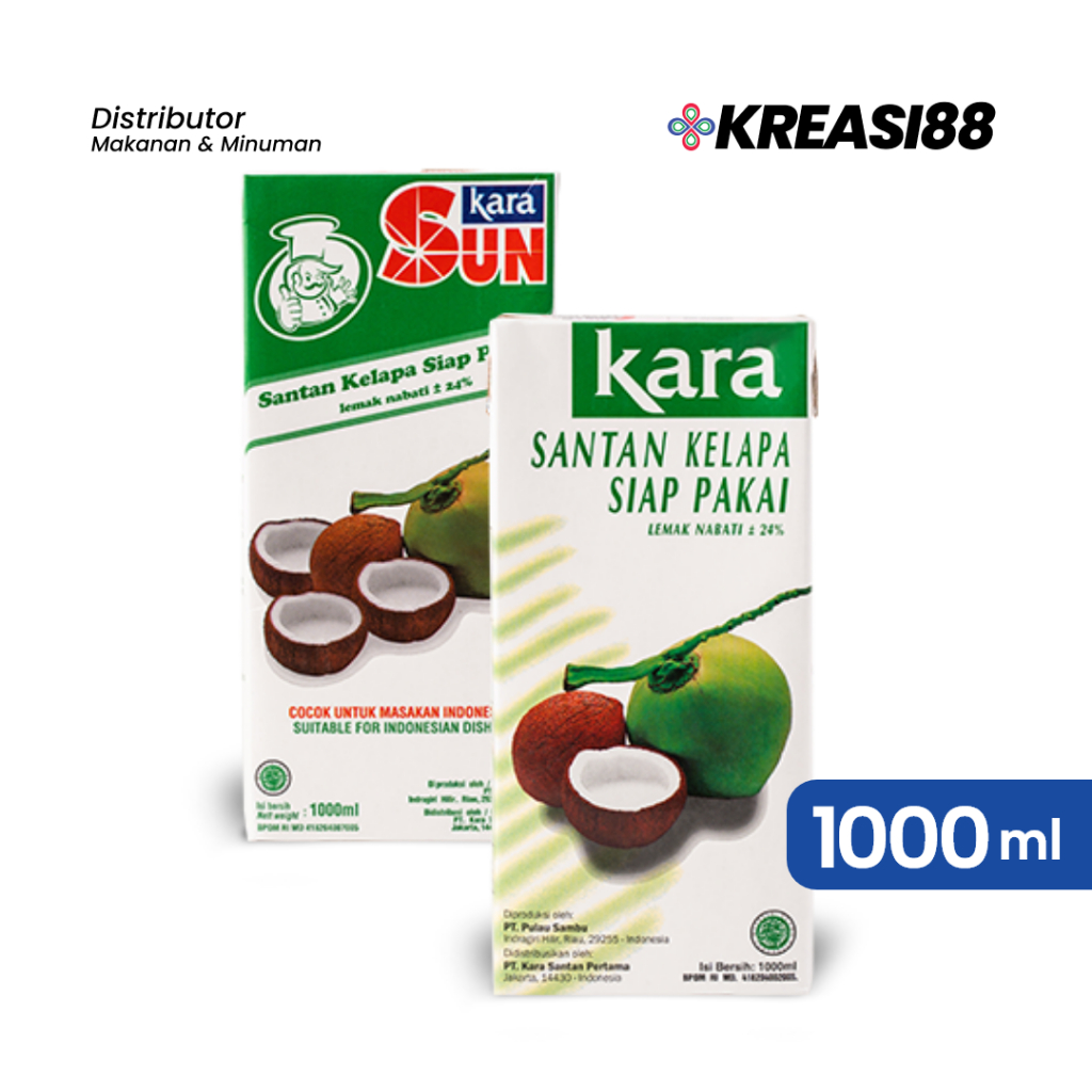 

Sun Kara Sunkara Santan Santen 1 liter 1000ml