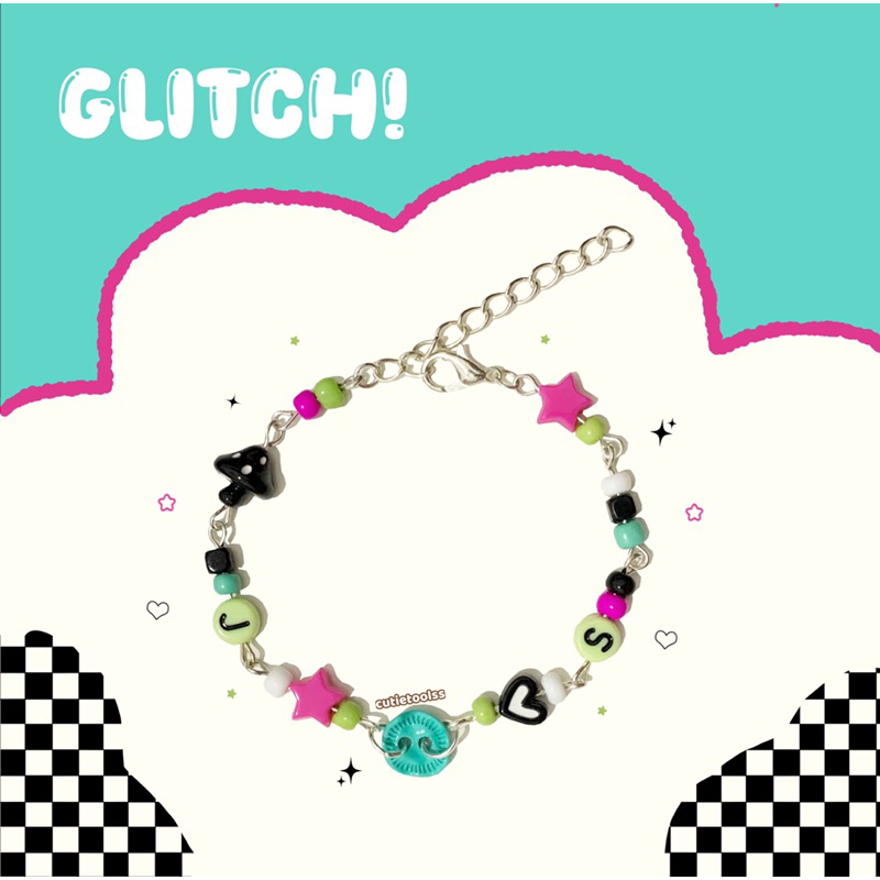 GLITCH BEADS BRACELET ✮ INITIAL BEADS BRACELET ✮ NCT DREAM BEADS BRACELET