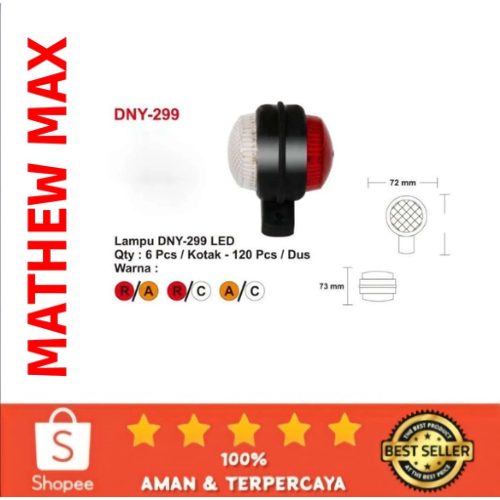 Lampu Bak LED DNY-299 / DNY 299 / DNY299 UNIVERSAL