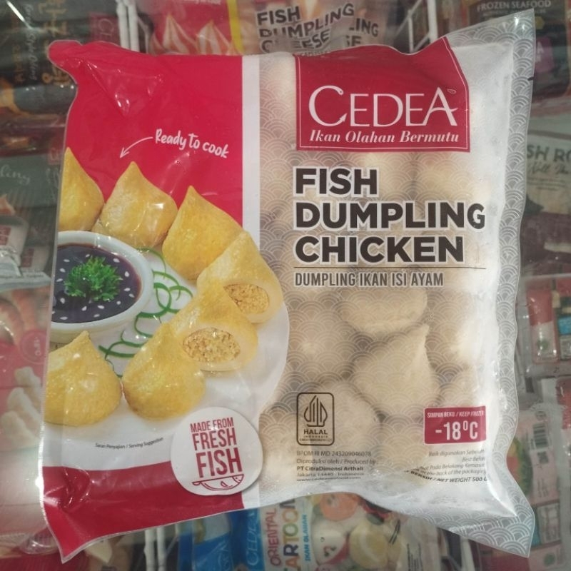 

Cedea fish dumpling chicken