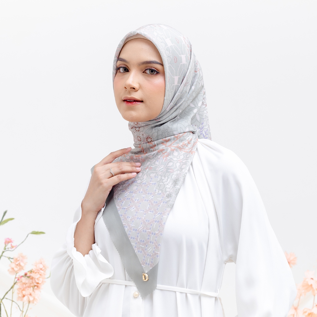 DJAMILA SCARF HIJAB SEGI EMPAT GREEN SAGE