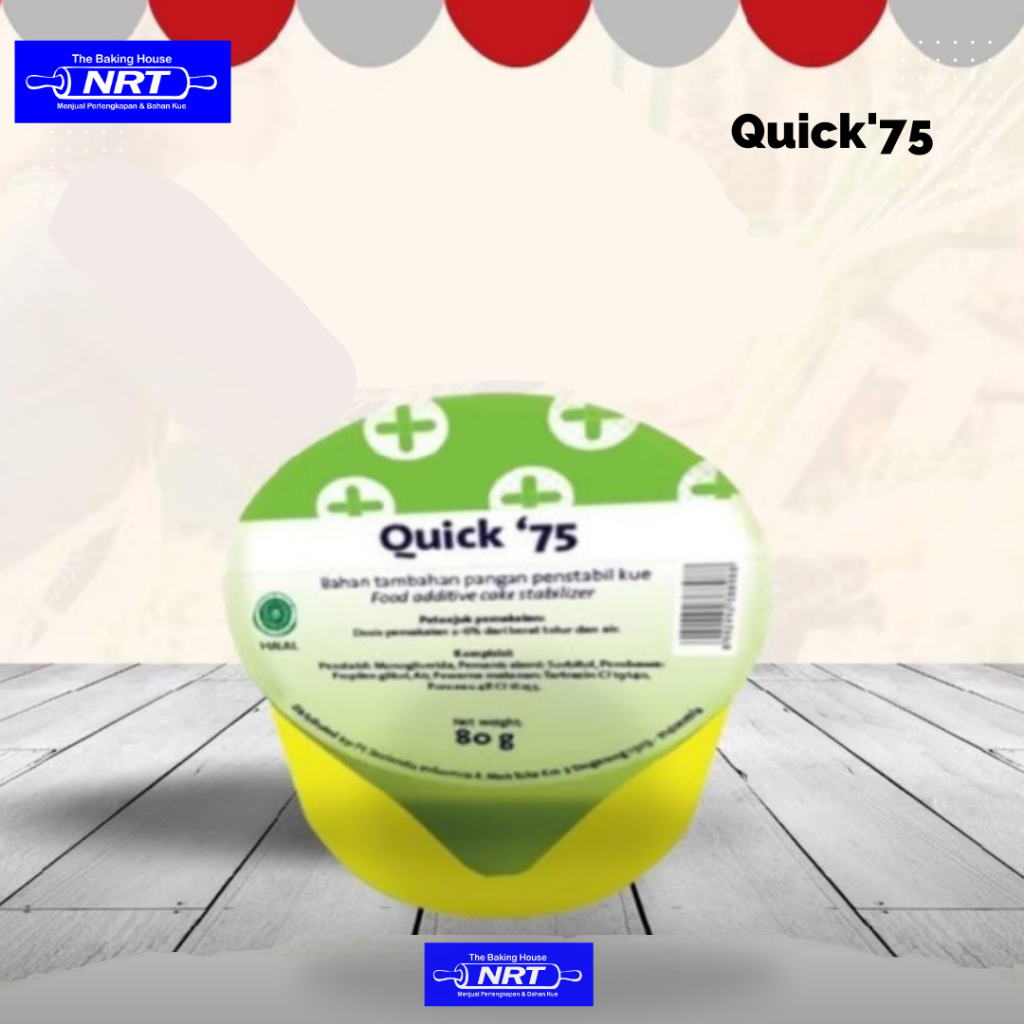 

Quick 75 Emulsifer Cake Stabilizer 80gr