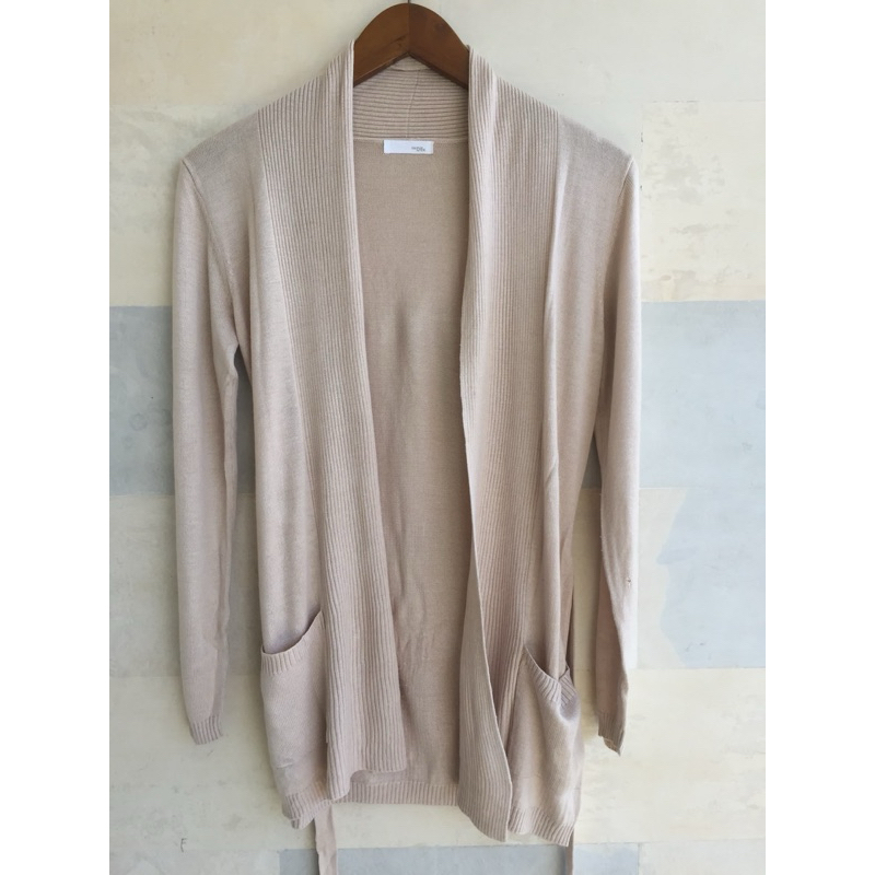 CARDIGAN OVERSIZE TALI CREME INDEX