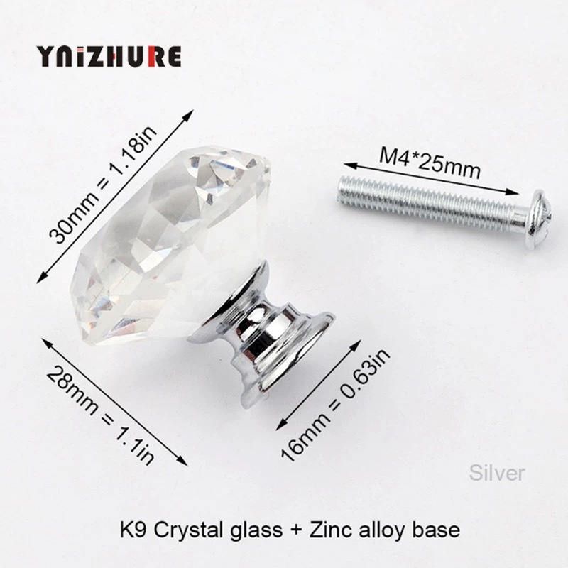 Tarikan Laci Kristal Crystal Knob Kenop Knob Handle Tarikan Handle Pintu Kristal Tarikan Knob Laci