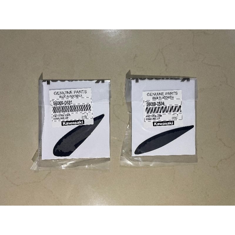 Sticker Titik Kanji Fairing Bawah Ninja RR Old SE Gen 4 Asli Kawasaki
