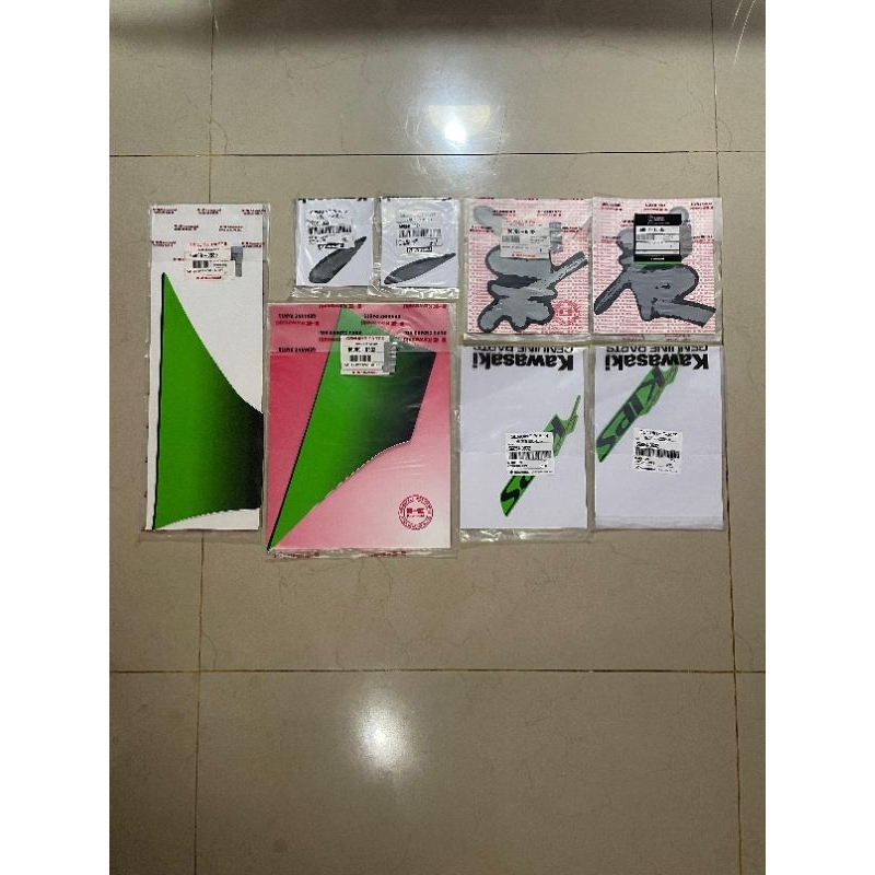 Paket Sticker Fairing Depan Ninja RR Old SE Gen 4