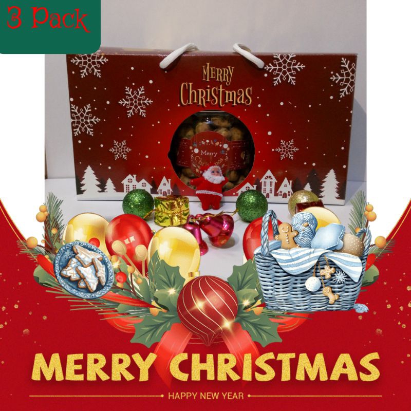 

Hampers Natal variasi isi 3 box
