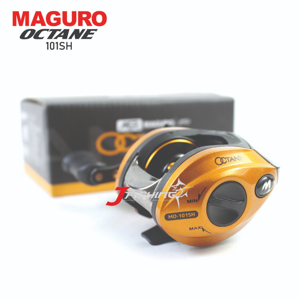 Reel BC MAGURO OCTANE 101SH | Bait Casting | Handle Kiri | Laut Sungai Kolam Rawa Danau