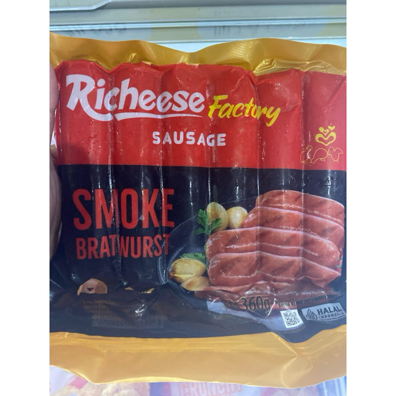 

Richeese Factory Sosis Smoke Bratwurst isi 6