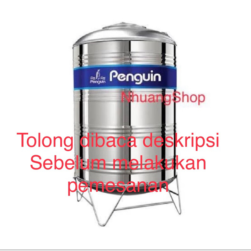 Tangki air stainless steel penguin ORIGINAL TBSK2000 Kapasitas 2000 L